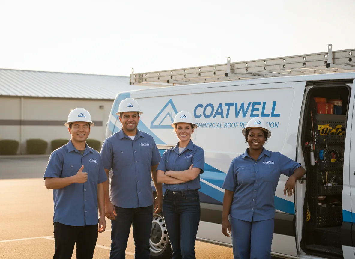 Commercial roof coating company in Onalaska, TX